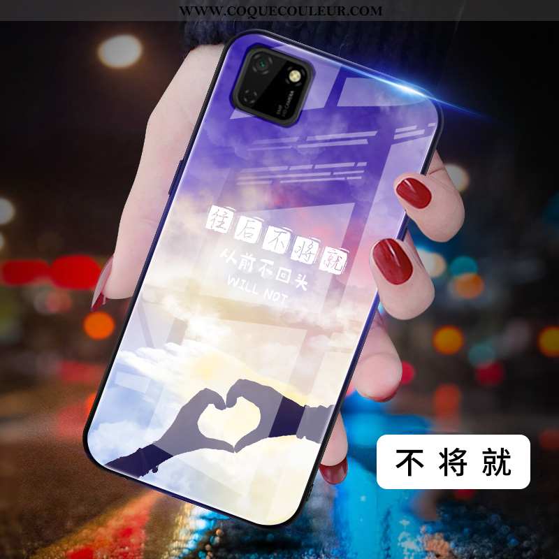 Coque Huawei Y5p Mode Personnalité Coque, Housse Huawei Y5p Protection Créatif Bleu