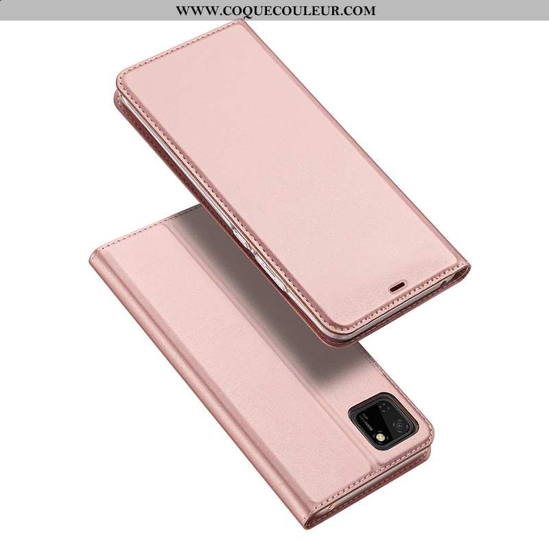 Coque Huawei Y5p Légère Ultra Clamshell, Housse Huawei Y5p Cuir Étui Bleu