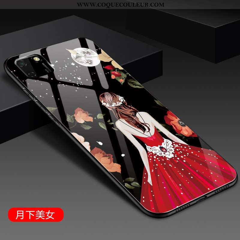Étui Huawei Y5p Légère Ultra Personnalité, Coque Huawei Y5p Mode Tout Compris Noir