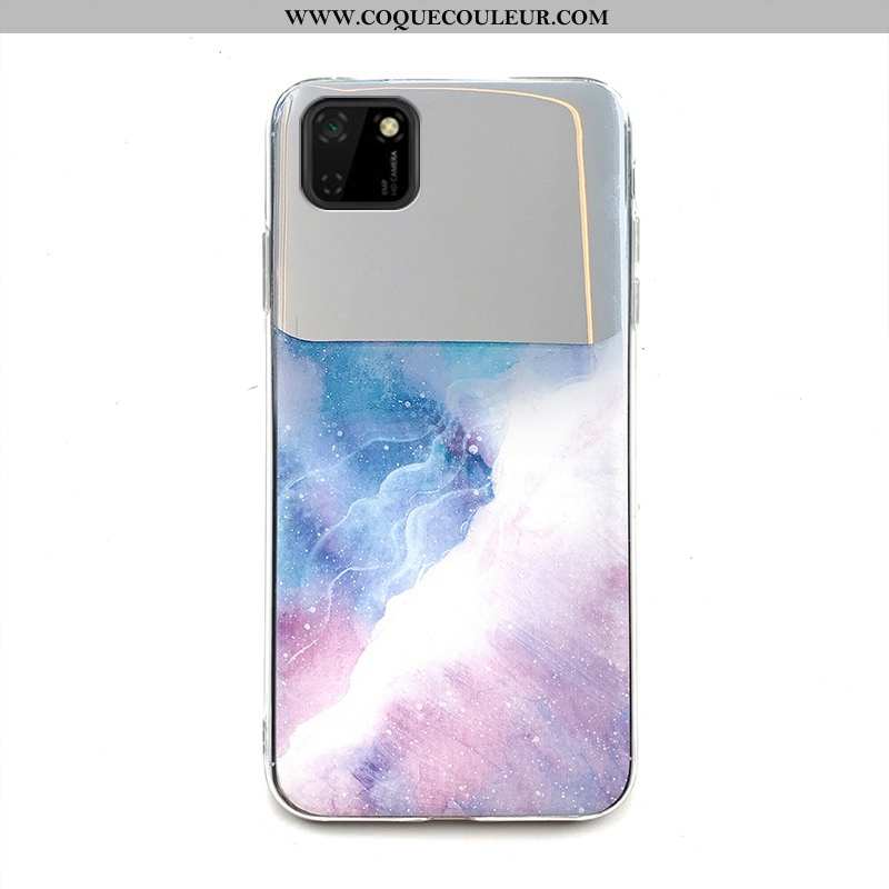 Étui Huawei Y5p Silicone Fluide Doux 2020, Coque Huawei Y5p Protection Multicolore Coloré