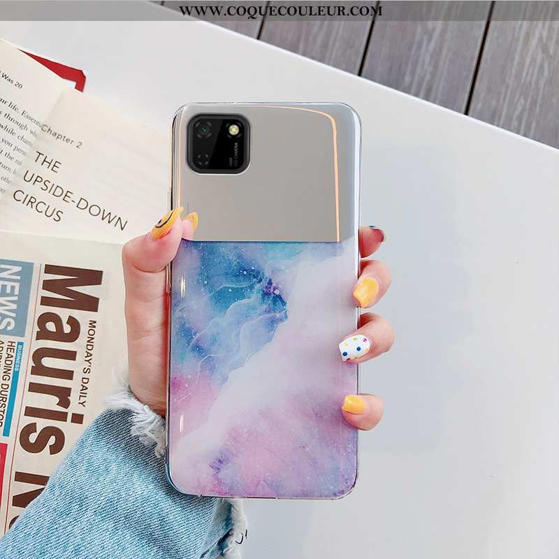 Étui Huawei Y5p Silicone Fluide Doux 2020, Coque Huawei Y5p Protection Multicolore Coloré