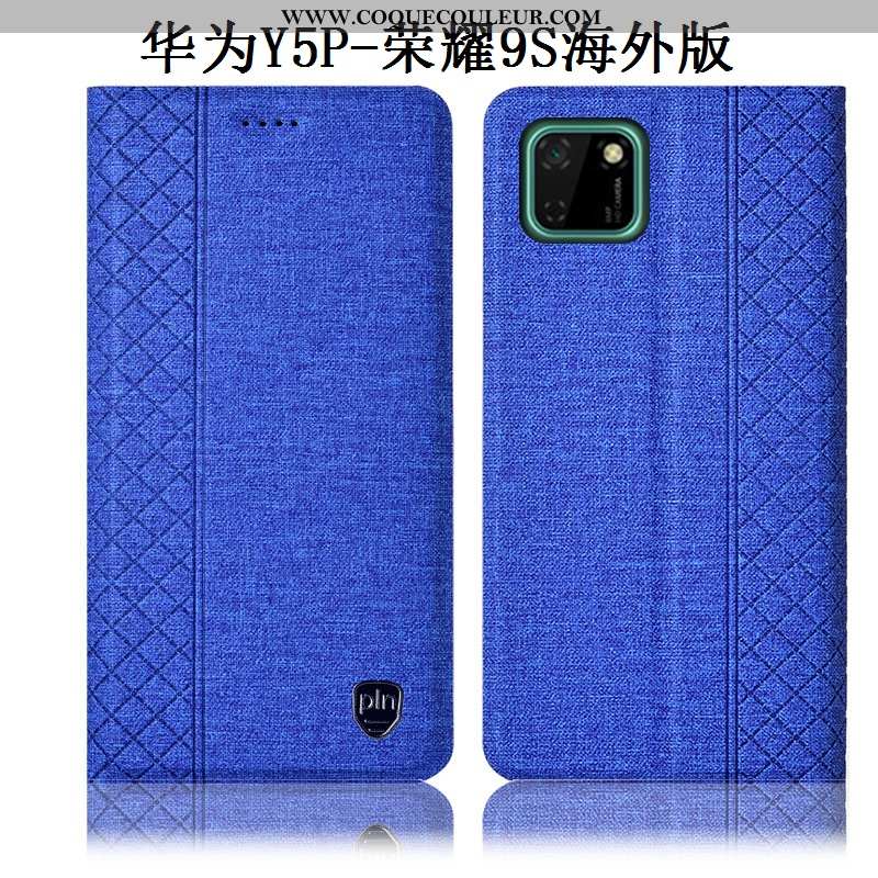Coque Huawei Y5p Cuir Tout Compris Gris, Housse Huawei Y5p Protection Gris