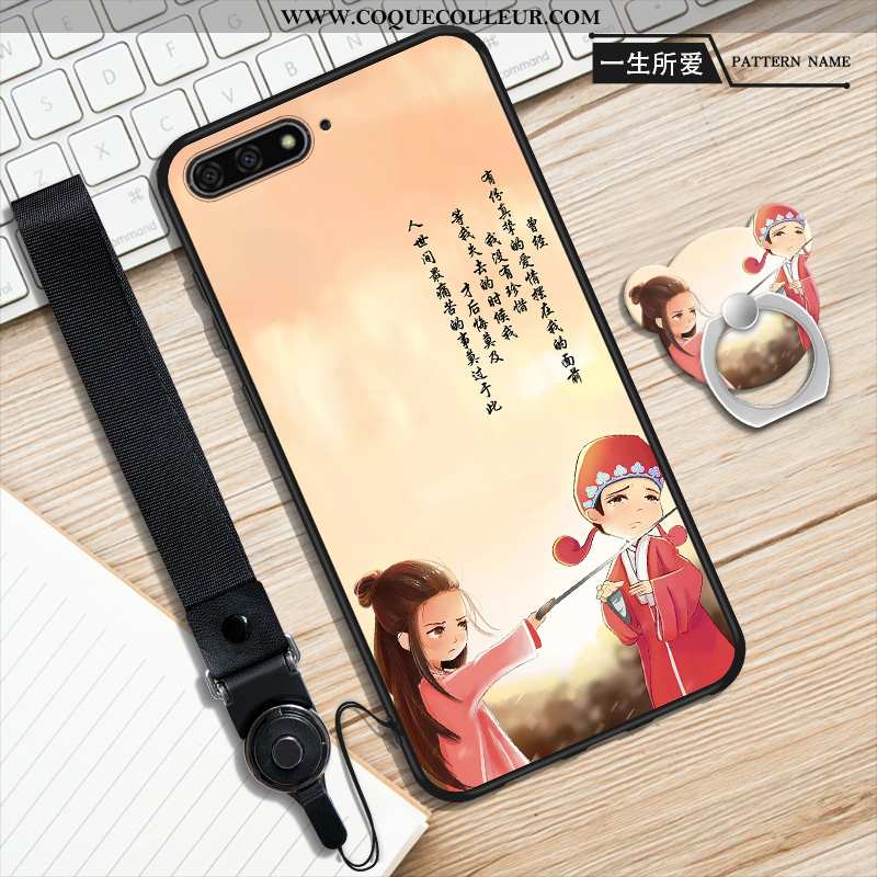 Coque Huawei Y6 2020 Protection 2020 Incassable, Housse Huawei Y6 2020 Ornements Suspendus Étui Bleu