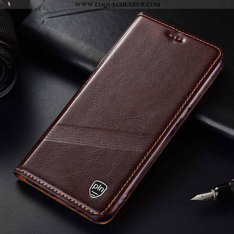 Coque Huawei Y6 2020 Modèle Fleurie 2020 Téléphone Portable, Housse Huawei Y6 2020 Protection Marron