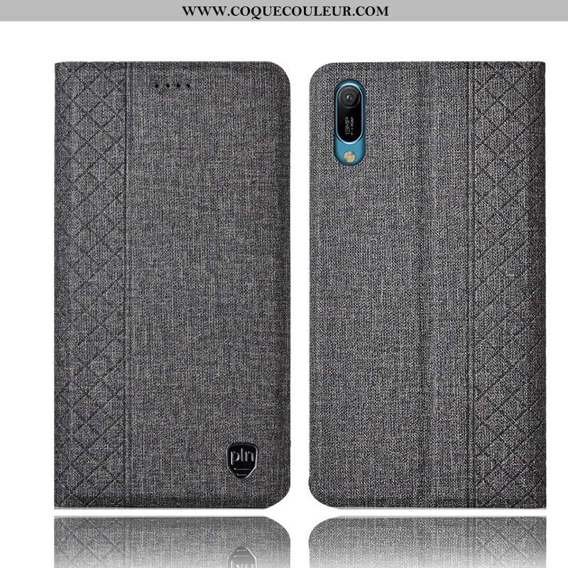 Housse Huawei Y6 2020 Cuir Coque Tout Compris, Étui Huawei Y6 2020 2020 Marron