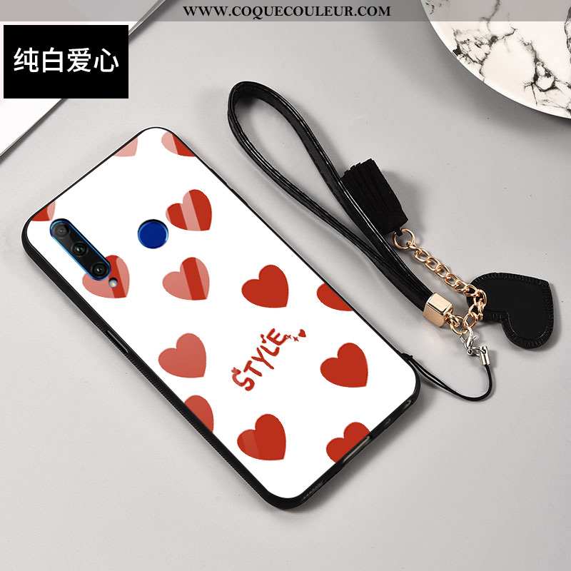 Coque Huawei Y6p Ultra Amour Mode, Housse Huawei Y6p Tendance Étui Rouge