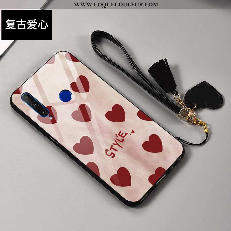 Coque Huawei Y6p Ultra Amour Mode, Housse Huawei Y6p Tendance Étui Rouge