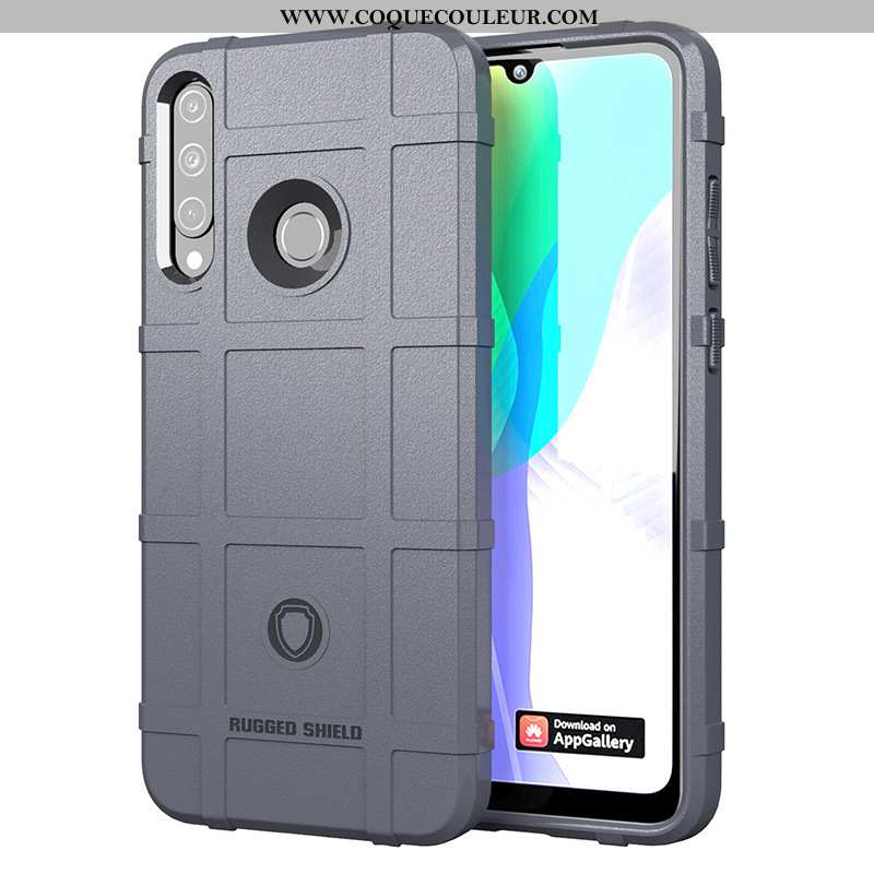Housse Huawei Y6p Fluide Doux Étui Tout Compris, Huawei Y6p Silicone Vert Verte