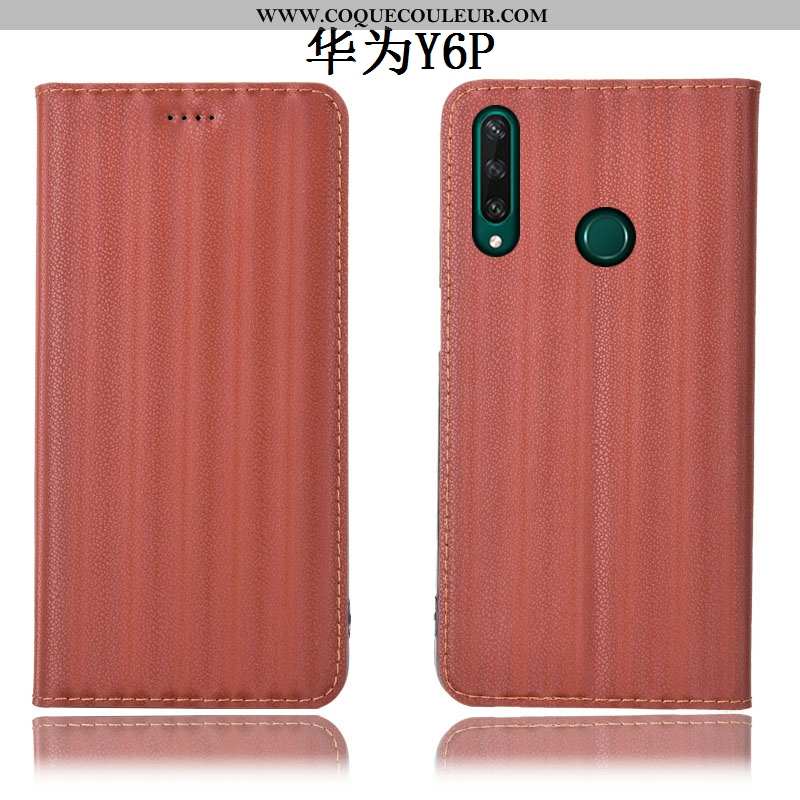 Housse Huawei Y6p Modèle Fleurie Téléphone Portable Housse, Étui Huawei Y6p Protection Coque Violet