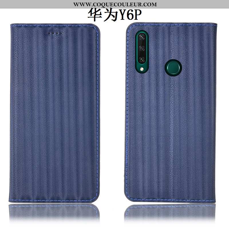 Housse Huawei Y6p Modèle Fleurie Téléphone Portable Housse, Étui Huawei Y6p Protection Coque Violet