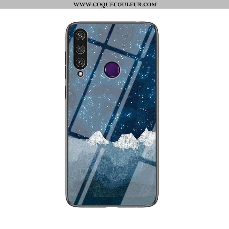 Étui Huawei Y6p Tendance Amoureux Noir, Coque Huawei Y6p Fluide Doux Incassable Noir