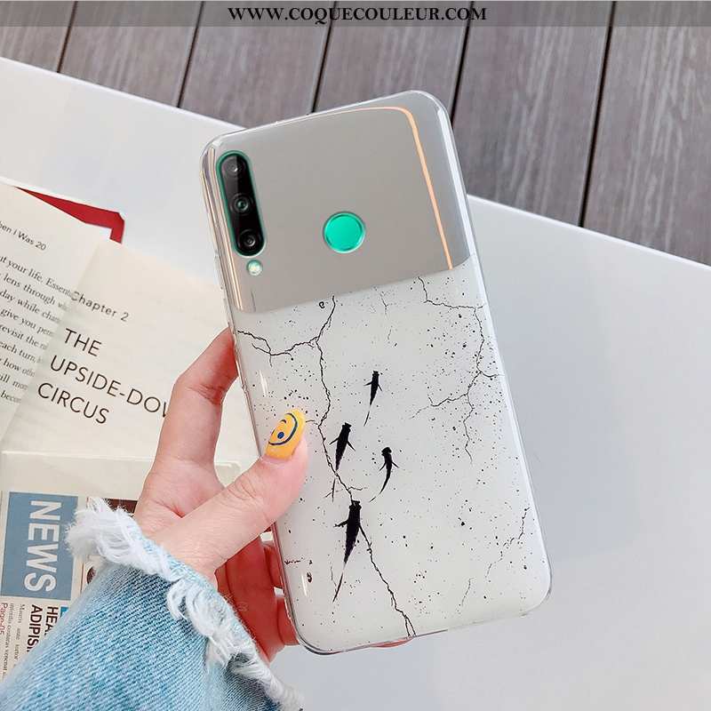 Housse Huawei Y6p Protection Grand Incassable, Étui Huawei Y6p Téléphone Portable Miroir Coloré