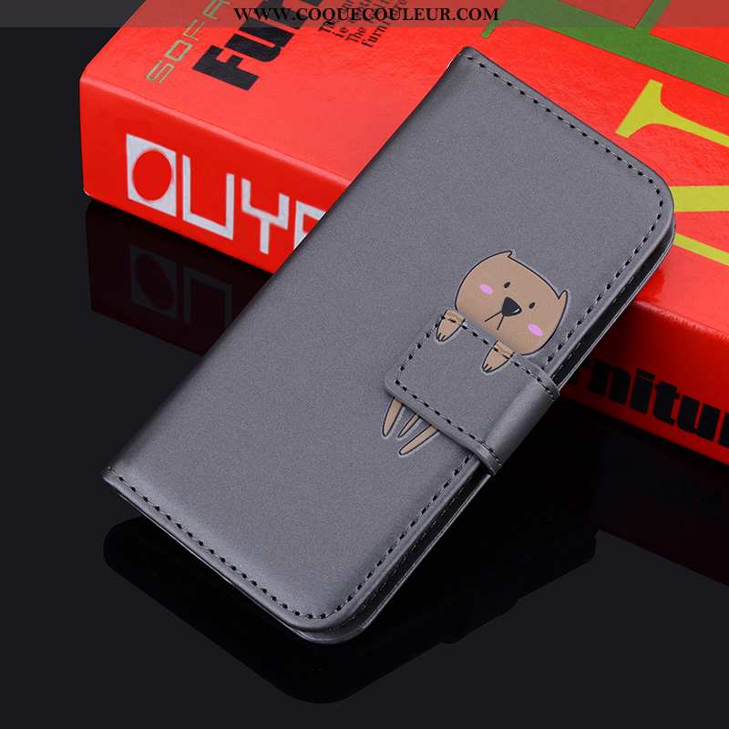 Coque Huawei Y6p Charmant Incassable Fluide Doux, Housse Huawei Y6p Cuir Carte Orange