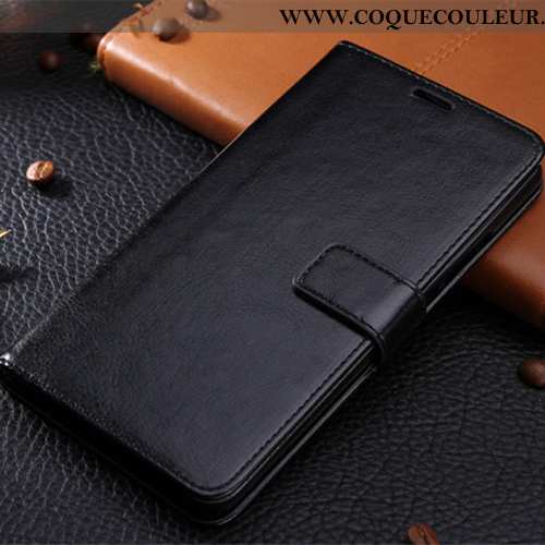 Coque Huawei Y6p Protection Clamshell Incassable, Housse Huawei Y6p Portefeuille Cuir Bordeaux