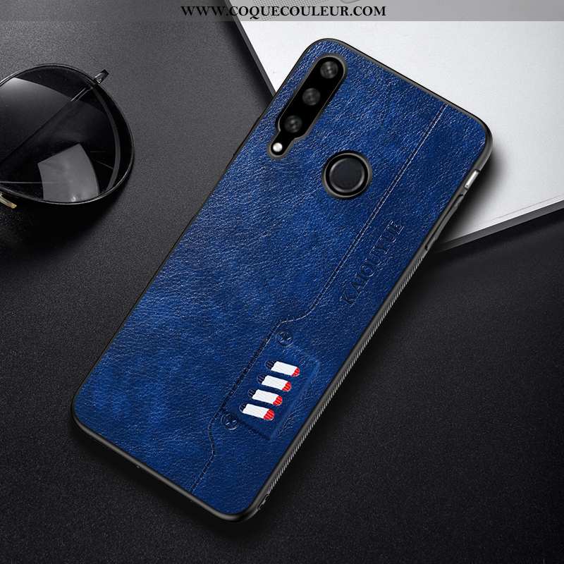 Housse Huawei Y6p Vintage Tout Compris Protection, Étui Huawei Y6p Tendance Téléphone Portable Verte