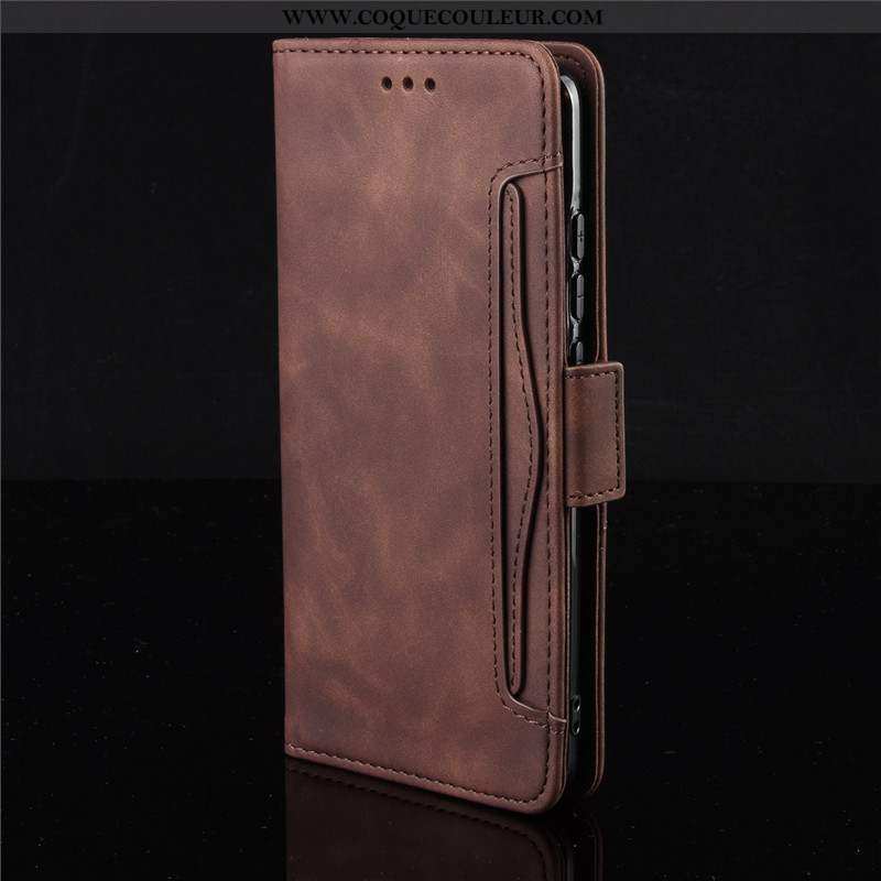 Étui Huawei Y6s Portefeuille Carte Téléphone Portable, Coque Huawei Y6s Protection Créatif Marron