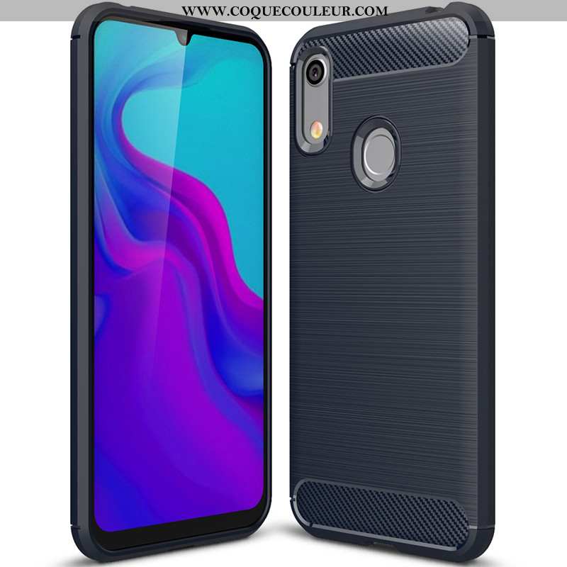 Housse Huawei Y6s Protection Simple Silicone, Étui Huawei Y6s Fluide Doux Noir