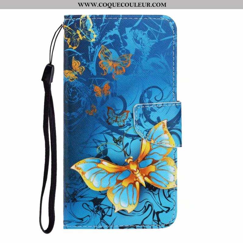 Housse Huawei Y6s Protection 2020 Carte, Étui Huawei Y6s Dessin Animé Téléphone Portable Bleu