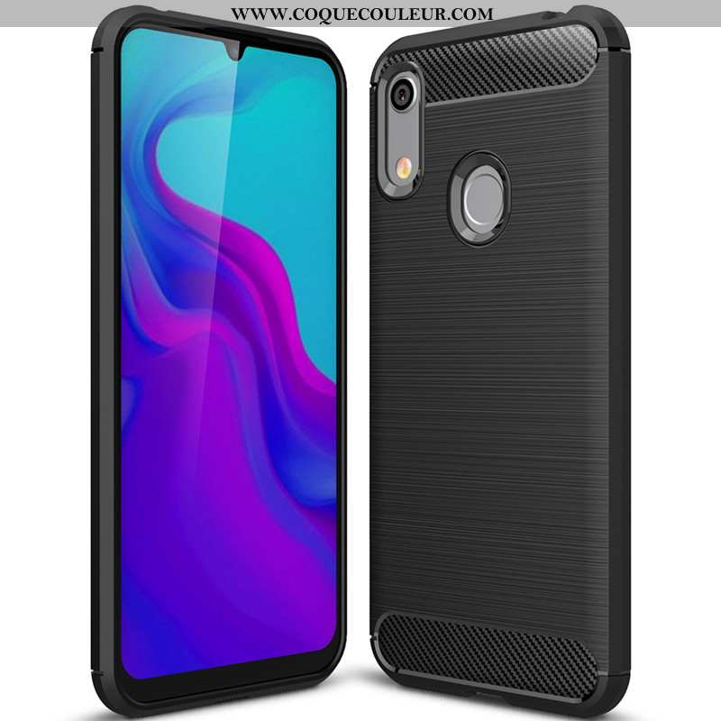 Étui Huawei Y6s Fluide Doux Protection, Coque Huawei Y6s Silicone Simple Noir