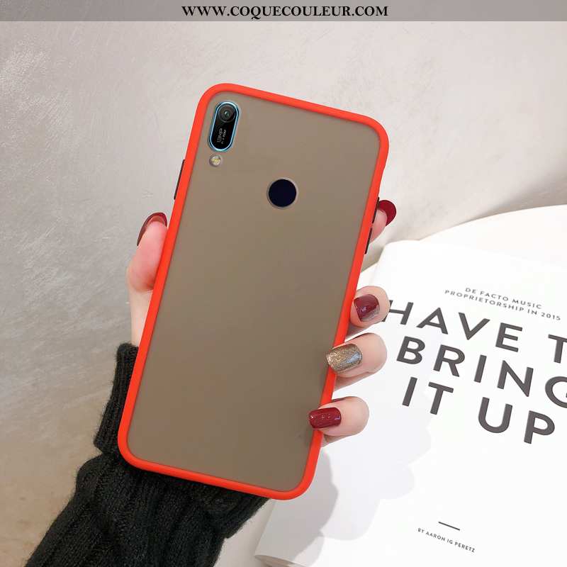 Étui Huawei Y6s Protection 2020 Téléphone Portable, Coque Huawei Y6s En Silicone Rouge