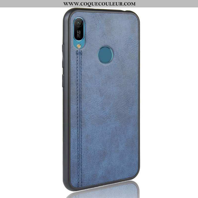 Étui Huawei Y6s Légère Coque Protection, Huawei Y6s Fluide Doux Tout Compris Bleu Foncé