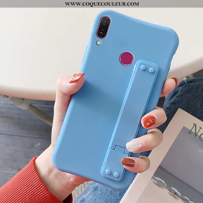 Coque Huawei Y7 2020 Silicone Tout Compris 2020, Housse Huawei Y7 2020 Protection Tendance Bleu Fonc