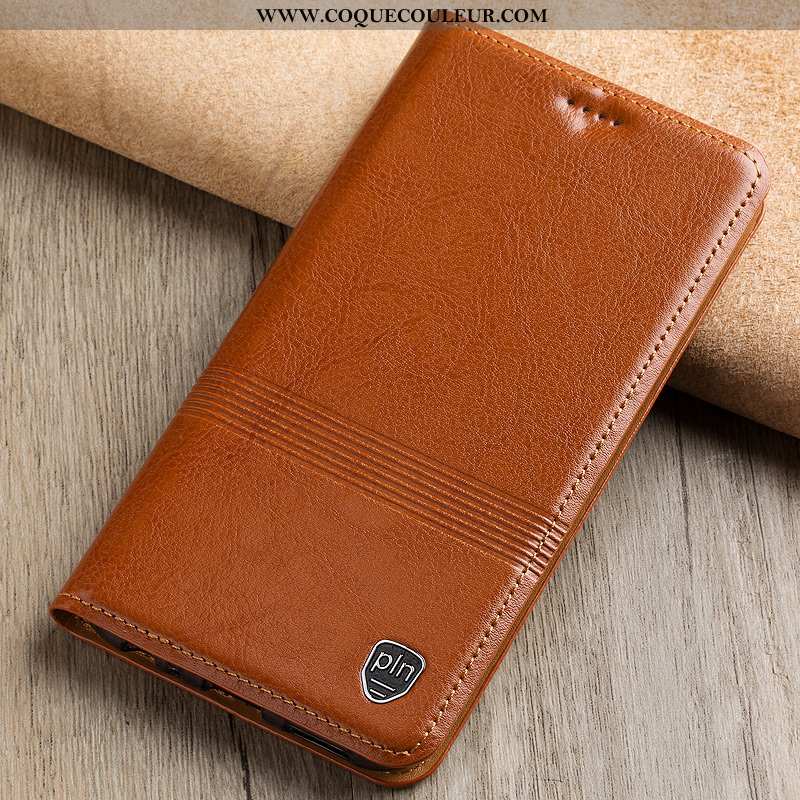 Étui Lg G6 Protection Cuir Marron, Coque Lg G6 Cuir Véritable Marron