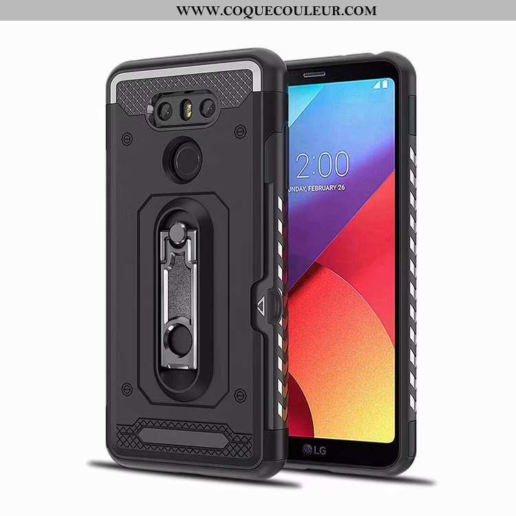 Étui Lg G6 Tendance Support Étui, Coque Lg G6 Rose Simple