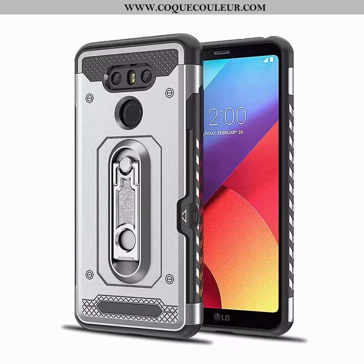 Étui Lg G6 Tendance Support Étui, Coque Lg G6 Rose Simple