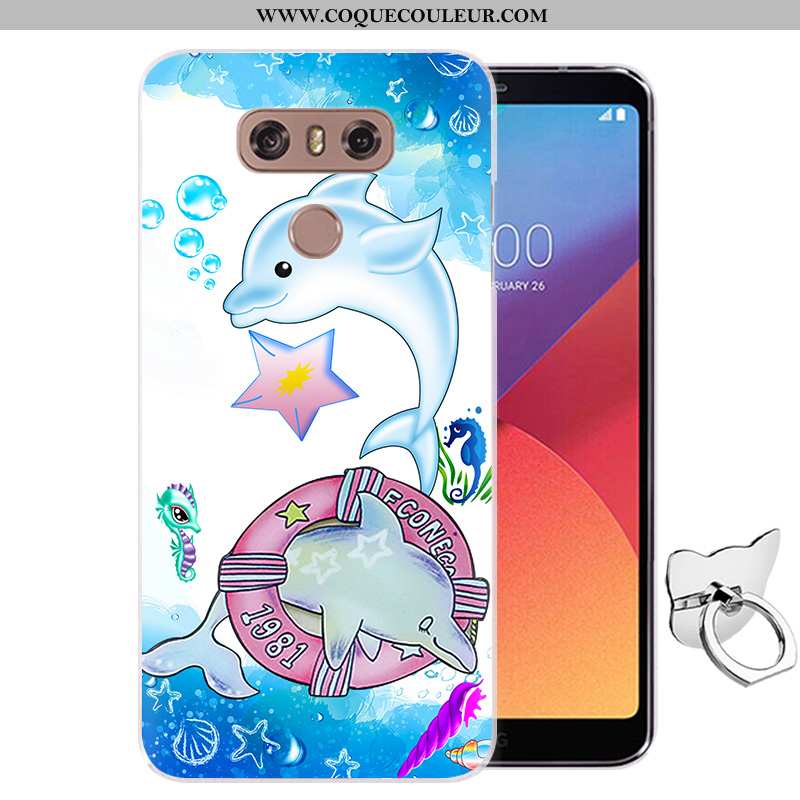 Étui Lg G6 Silicone Fluide Doux Rose, Coque Lg G6 Protection Rose