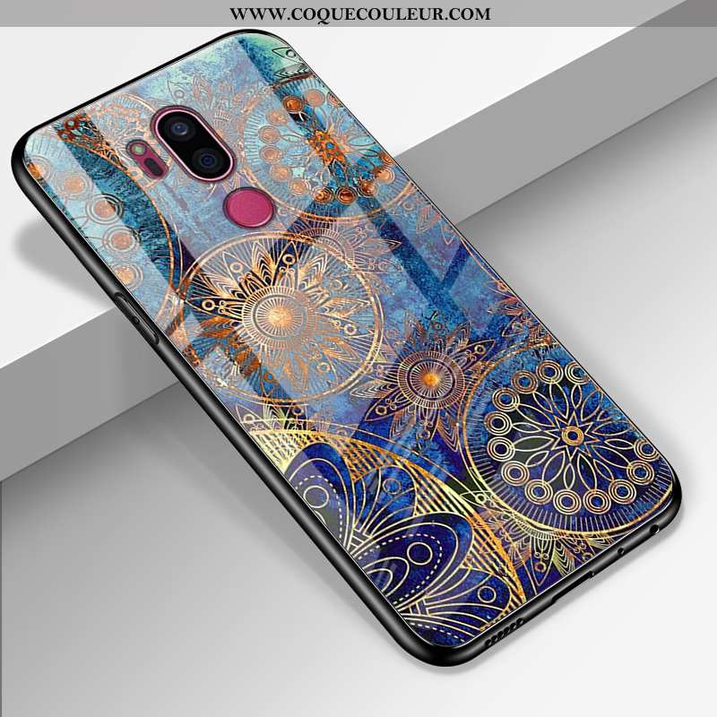 Étui Lg G7 Thinq Protection Tendance Silicone, Coque Lg G7 Thinq Verre Fluide Doux Noir