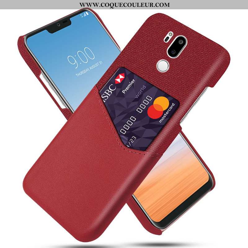 Housse Lg G7 Thinq Protection Noir Carte, Étui Lg G7 Thinq Personnalité Coque