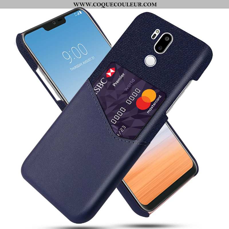 Housse Lg G7 Thinq Protection Noir Carte, Étui Lg G7 Thinq Personnalité Coque