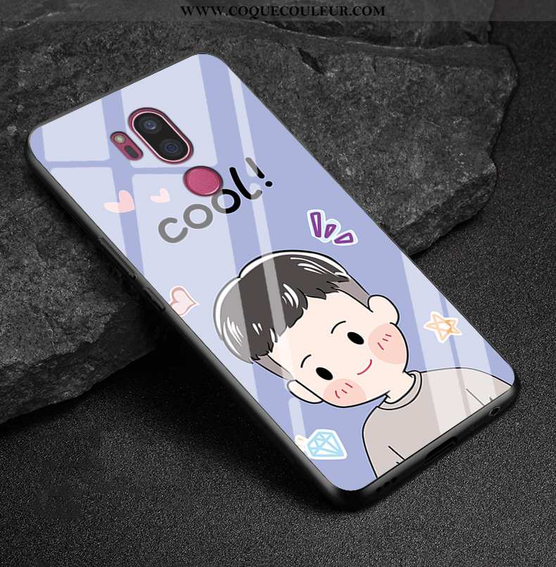 Coque Lg G7 Thinq Créatif Silicone Tendance, Housse Lg G7 Thinq Dessin Animé Incassable Rose