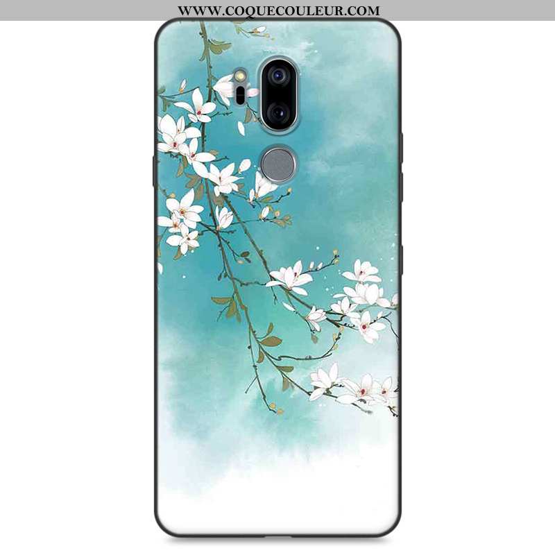 Coque Lg G7 Thinq Personnalité Téléphone Portable Rose, Housse Lg G7 Thinq Fluide Doux Protection Ro