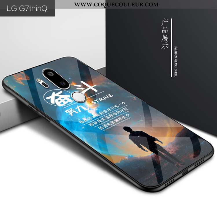 Coque Lg G7 Thinq Créatif Bleu Marin Coque, Housse Lg G7 Thinq Mode Personnalité Bleu Foncé