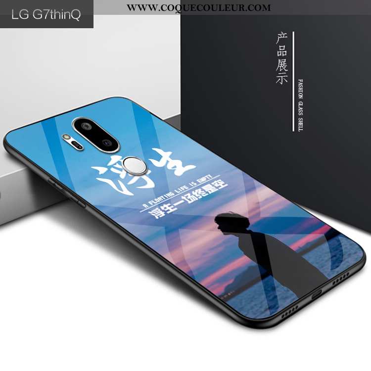 Coque Lg G7 Thinq Créatif Bleu Marin Coque, Housse Lg G7 Thinq Mode Personnalité Bleu Foncé