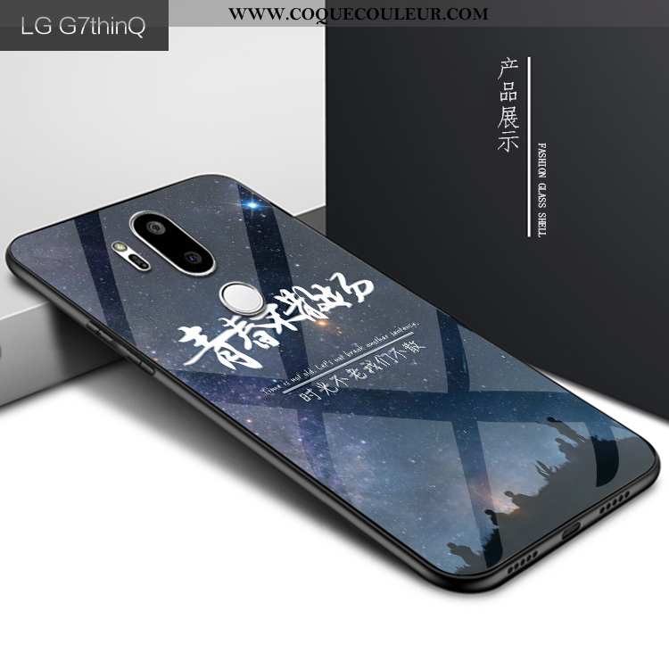 Coque Lg G7 Thinq Créatif Bleu Marin Coque, Housse Lg G7 Thinq Mode Personnalité Bleu Foncé