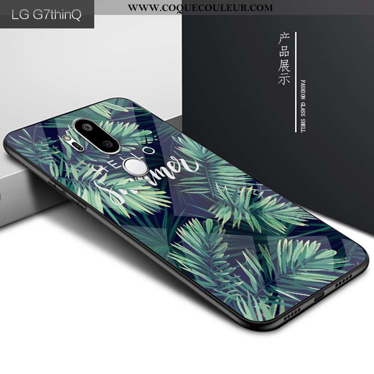 Coque Lg G7 Thinq Mode Personnalité Verre, Housse Lg G7 Thinq Protection Violet