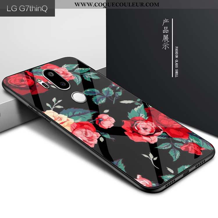 Coque Lg G7 Thinq Mode Personnalité Verre, Housse Lg G7 Thinq Protection Violet