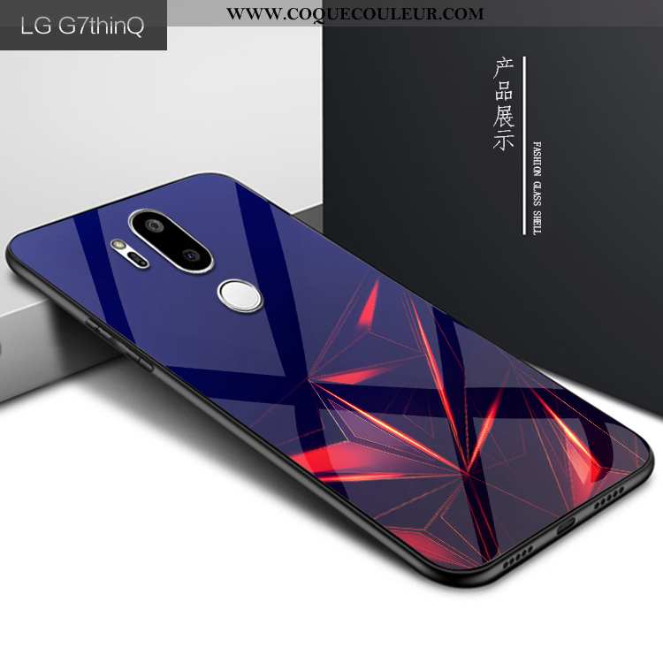 Coque Lg G7 Thinq Mode Personnalité Verre, Housse Lg G7 Thinq Protection Violet