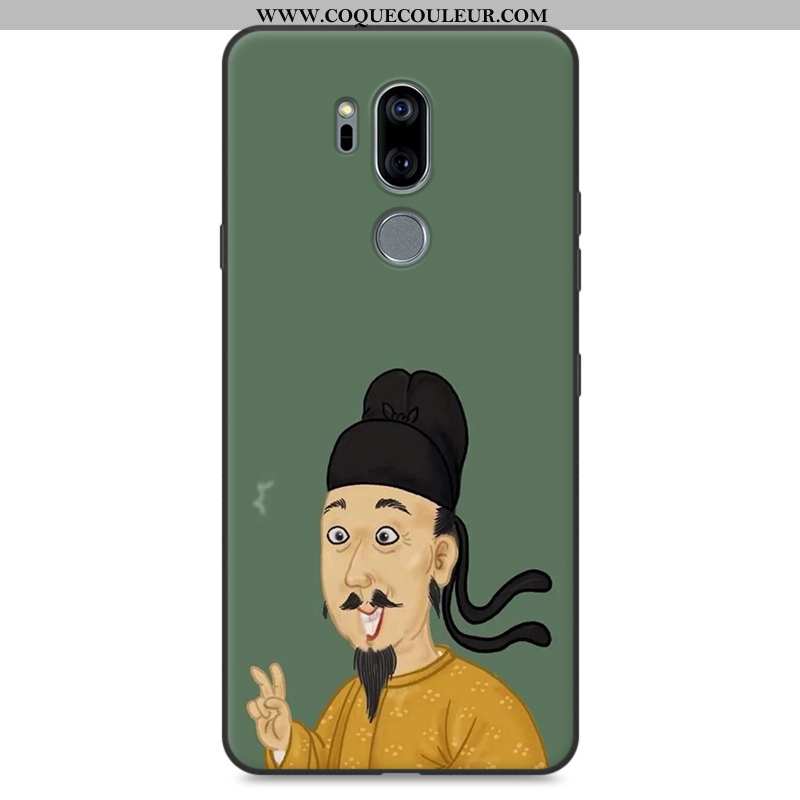 Étui Lg G7 Thinq Protection Fluide Doux Téléphone Portable, Coque Lg G7 Thinq Créatif Rose