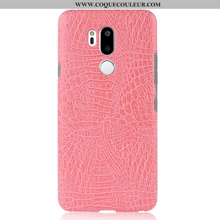 Housse Lg G7 Thinq Protection Vintage Noir, Étui Lg G7 Thinq Personnalité Noir