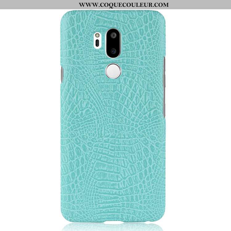 Housse Lg G7 Thinq Protection Vintage Noir, Étui Lg G7 Thinq Personnalité Noir