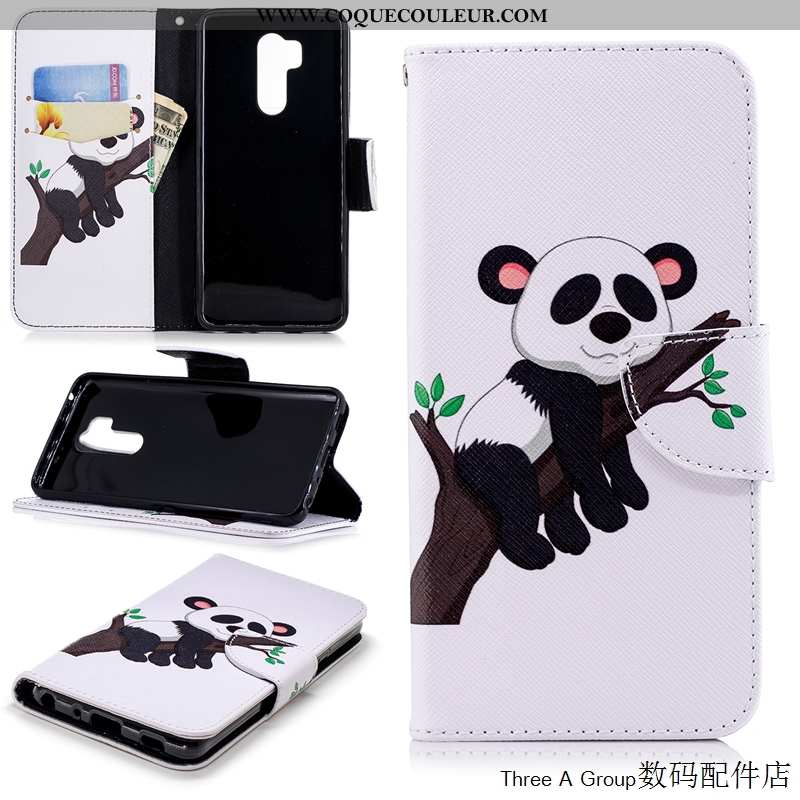 Coque Lg G7 Thinq Protection Housse Téléphone Portable, Lg G7 Thinq Dessin Animé Carte Blanche