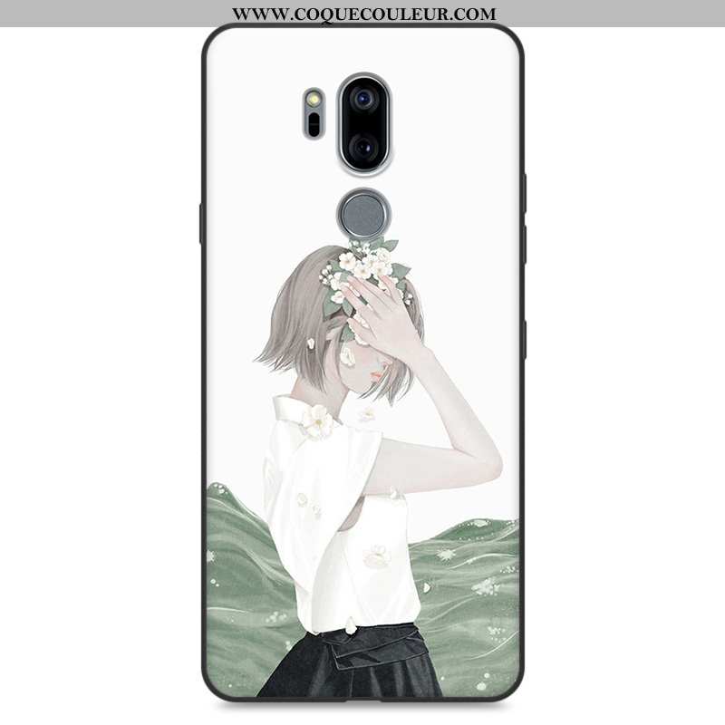 Housse Lg G7 Thinq Fluide Doux Étui Frais, Lg G7 Thinq Silicone Protection Rouge