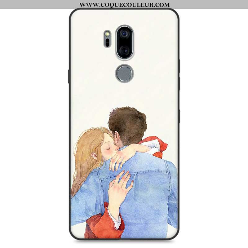 Housse Lg G7 Thinq Fluide Doux Étui Frais, Lg G7 Thinq Silicone Protection Rouge