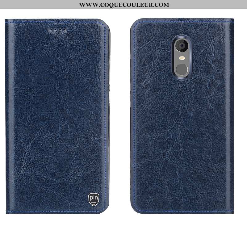 Housse Lg K11 Cuir Tout Compris Étui, Étui Lg K11 Protection Véritable Bleu Foncé