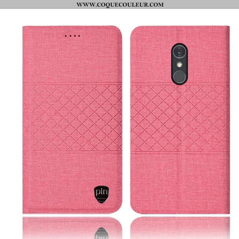 Housse Lg Q Stylus Protection Étui Coque, Lg Q Stylus Cuir Incassable Noir