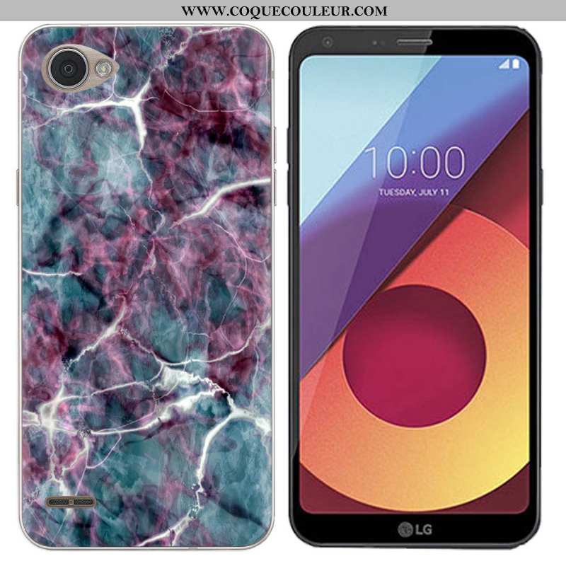 Étui Lg Q6 Créatif Téléphone Portable Gris, Coque Lg Q6 Silicone Rose Noir